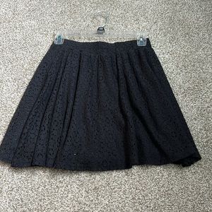 Black lace skirt